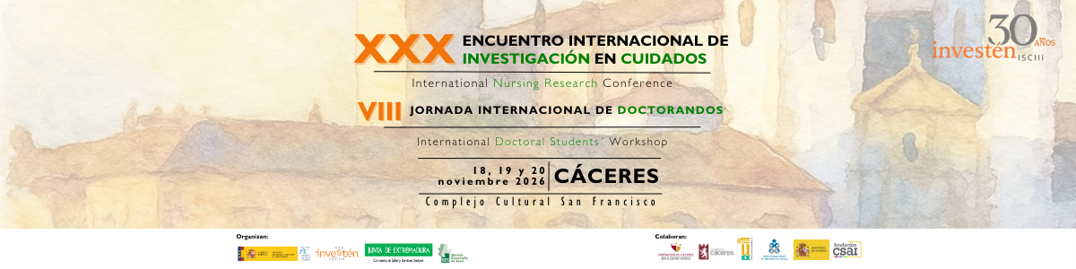 XXX Encuentro Internacional de Investigación en Cuidados | Cáceres | Del 18 al 20 de Noviembre de 2026