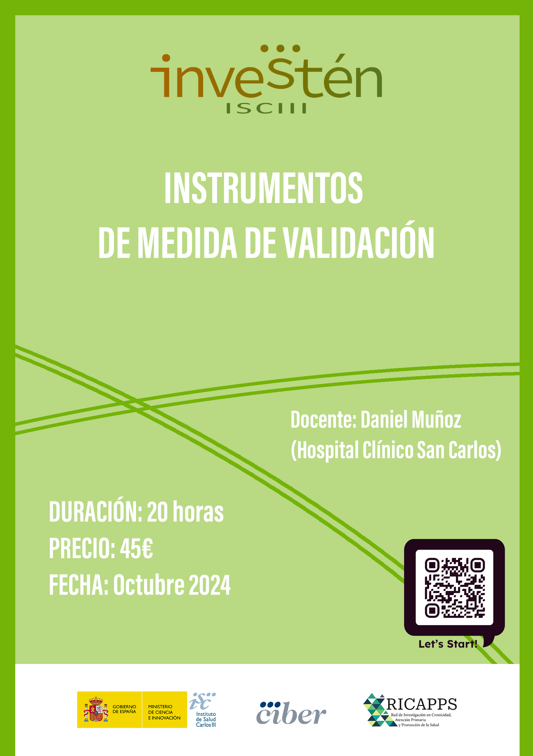 Cartel Investén Instrumentos